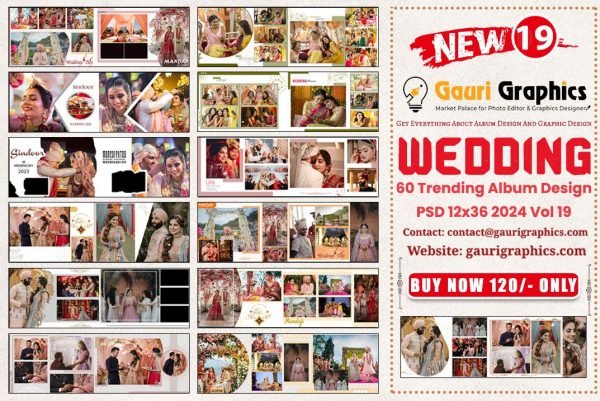 60 Trending Album Design PSD 12x36 2024 Vol 19
