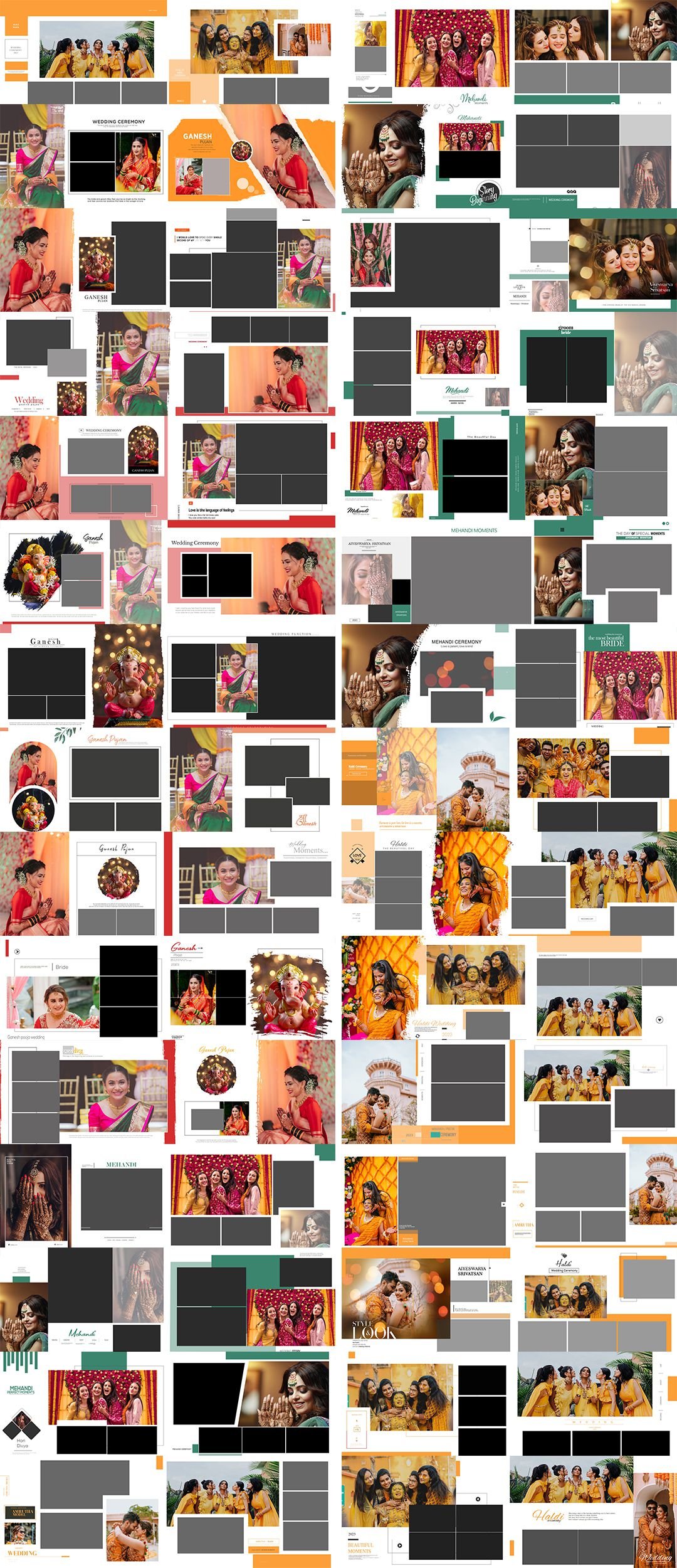 60 New Professional Album Design PSD 12x36 2024 Vol 18