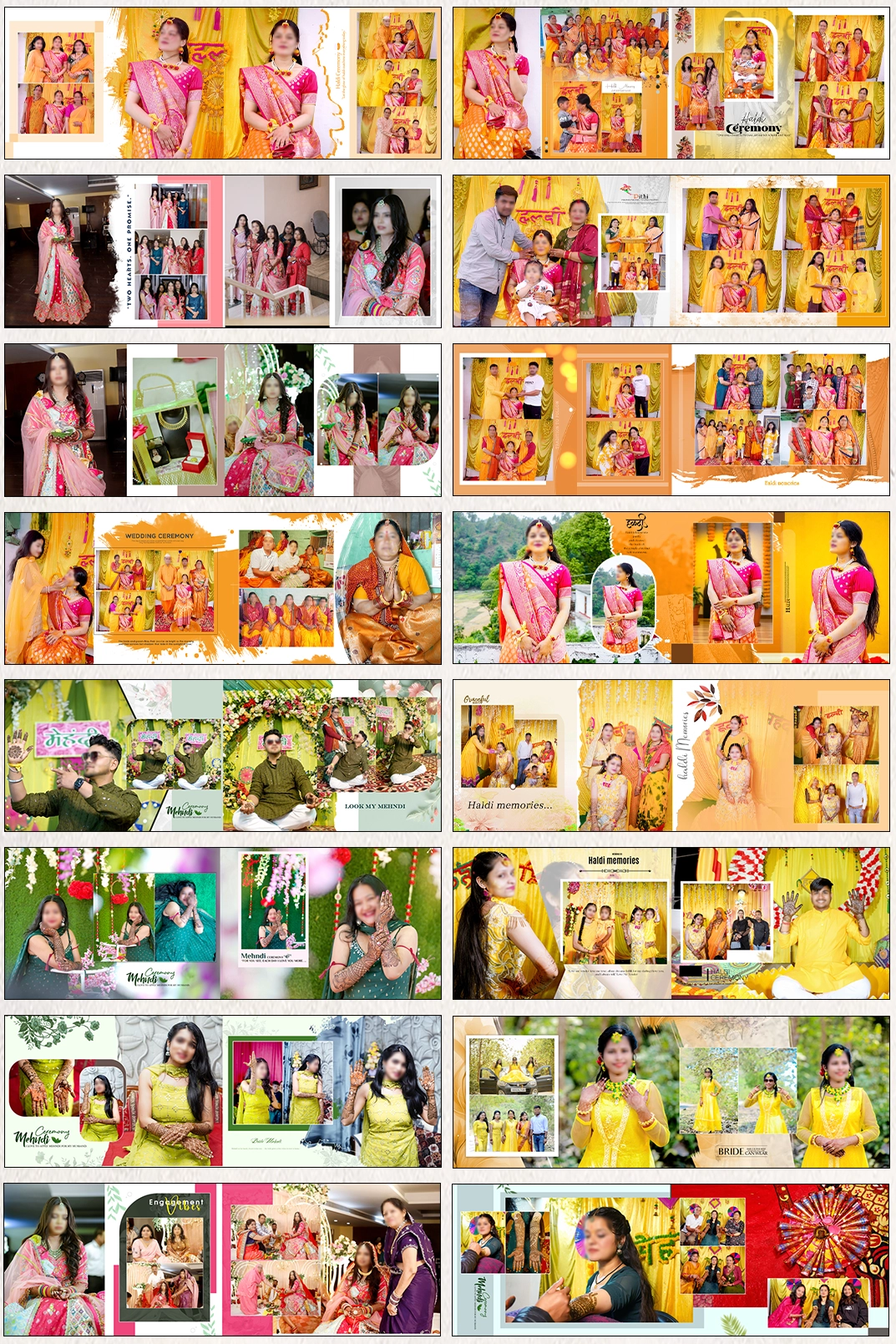 14x40 Vidhi Wedding Album Design Psd 2026 Vol 01