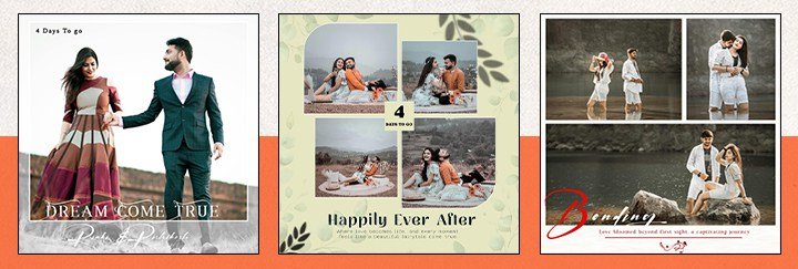 Prewedding Post PSD